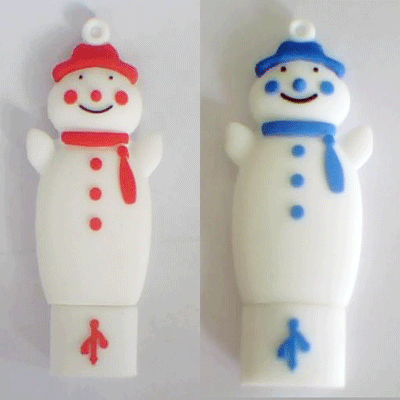 圣誕雪人U盤送給心愛(ài)的她