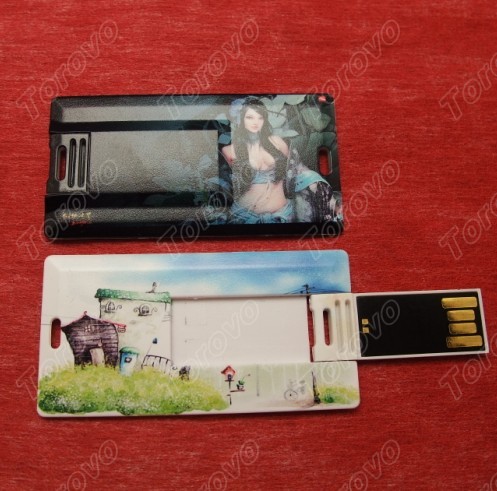 迷你翻蓋式的卡片U盤(pán)商務(wù)品饋贈(zèng)品